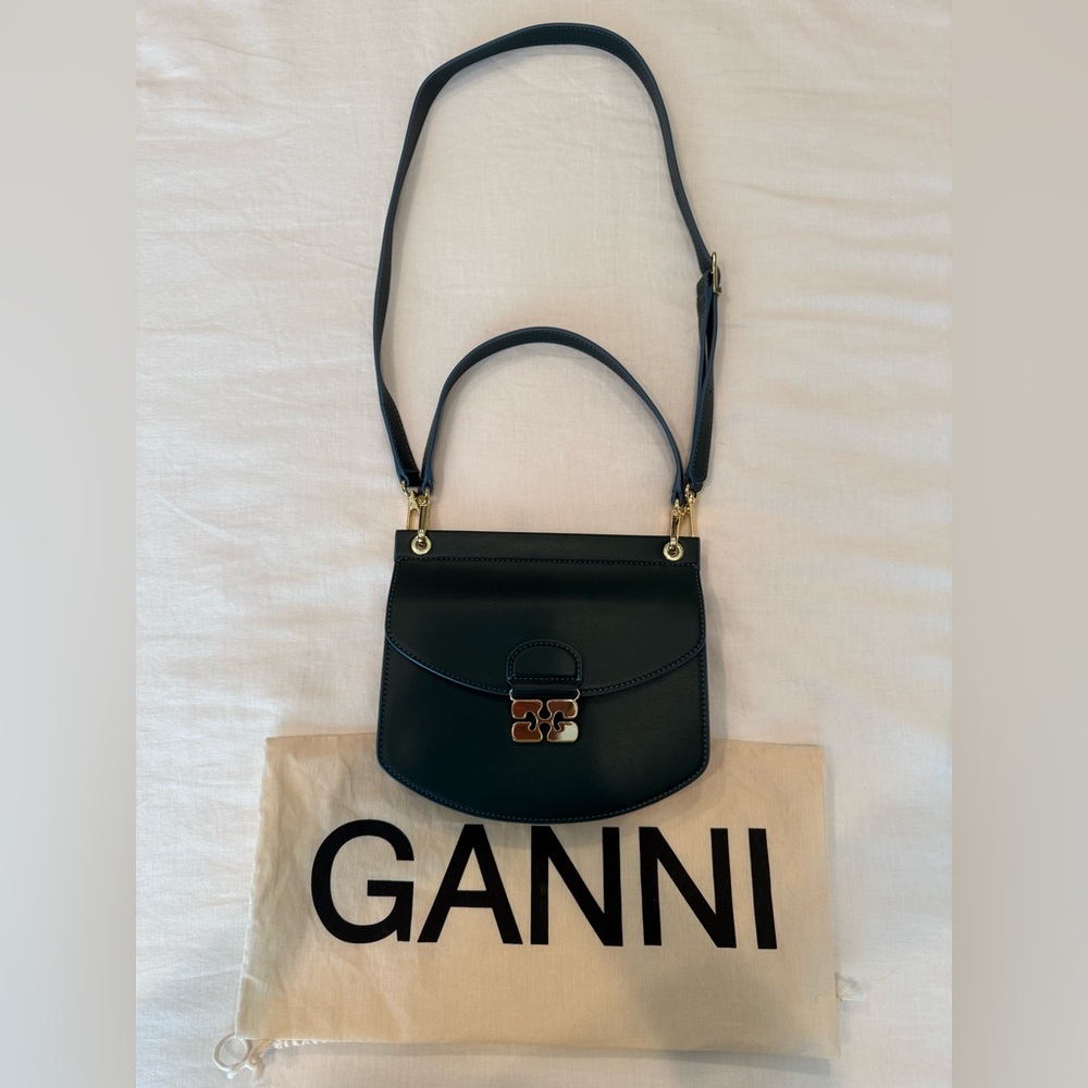 Ganni Green Small Apo-G Bag